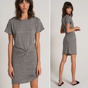 n:PHILANTHROPY NWT Jazz Twisted Dress Medium heather gray casual t-shirt knit